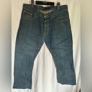 Veggie Dye Nudie Men's Dark Blue Denim Jeans